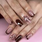 Fall nails simple