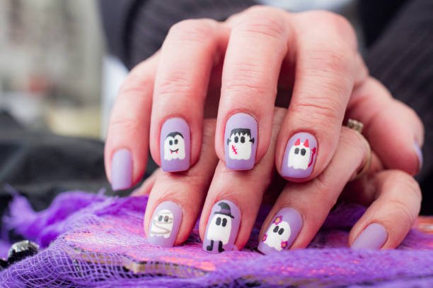 Fall Halloween Nails