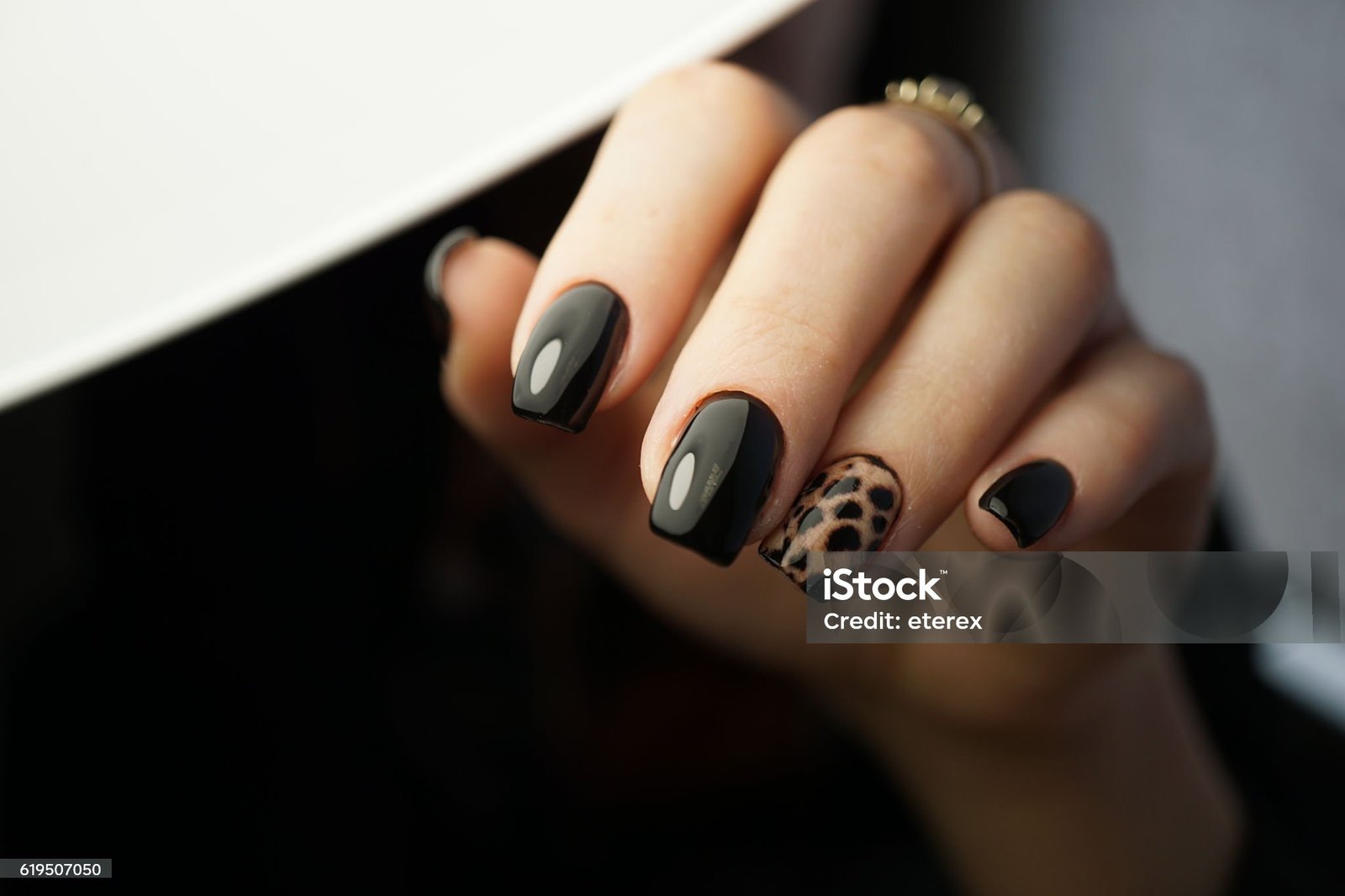 Fall French Tips Square